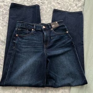 NWT Express High Rise, Wide Leg Denim